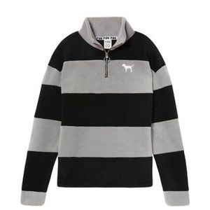 VS pink polar fleece sweater